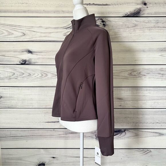 Apana Dusty Purple Full Zip Athletic Workout Jacket - Picture 4 of 8
